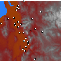 Nearby Forecast Locations - American Fork - Mapa