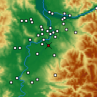 Nearby Forecast Locations - Canby - Mapa