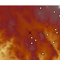 Nearby Forecast Locations - Chino Valley - Mapa