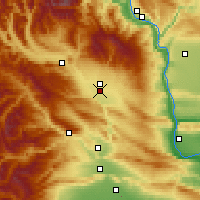 Nearby Forecast Locations - Ellensburg - Mapa
