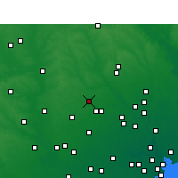 Nearby Forecast Locations - Magnolia - Mapa
