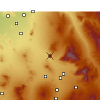 Nearby Forecast Locations - Marana - Mapa