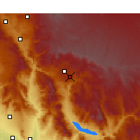 Nearby Forecast Locations - Payson - Mapa