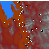 Nearby Forecast Locations - Sandy - Mapa