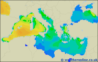 Islas Baleares - Altura de las olas - sáb, 13/02, 01:00 h CET