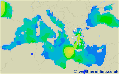 Islas Baleares - Altura de las olas - mar, 28/03, 08:00 h CEST