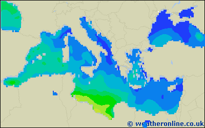 Islas Baleares - Altura de las olas - mar, 30/05, 08:00 h CEST