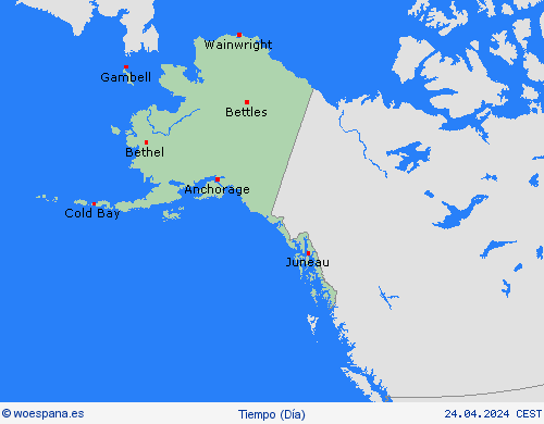 visión general  Asia Mapas de pronósticos