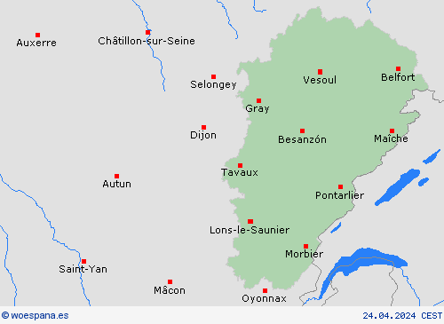 Mapa de pronóstico meteorologico