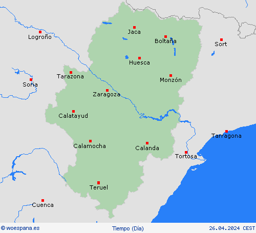 visión general  España Mapas de pronósticos