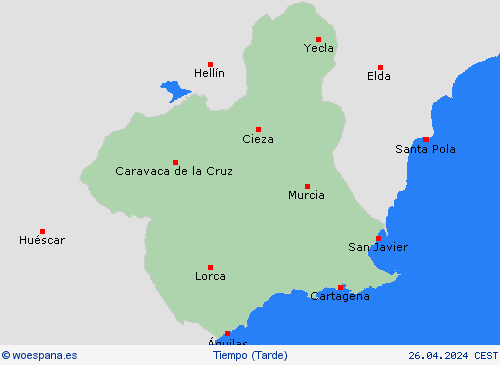 visión general  España Mapas de pronósticos