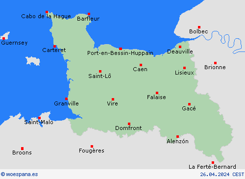 Mapa de pronóstico meteorologico