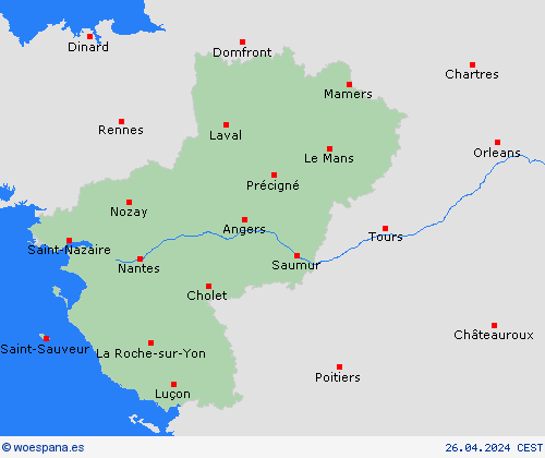 Mapa de pronóstico meteorologico