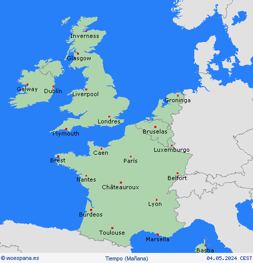 visión general  Europa Mapas de pronósticos