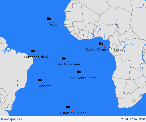 cámara web  África Mapas de pronósticos