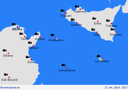 cámara web Malta Europa Mapas de pronósticos