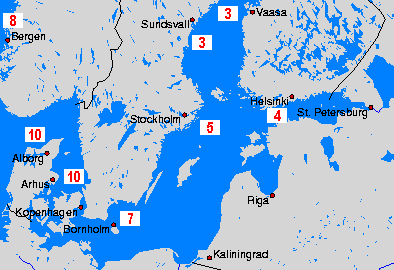 Mar Báltico: vie, 26-04