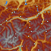 Nearby Forecast Locations - Fulpmes - Mapa