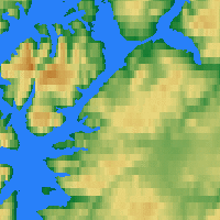 Nearby Forecast Locations - Hammerfest - Mapa