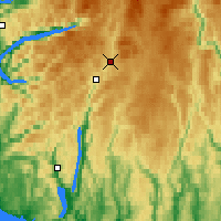 Nearby Forecast Locations - Sirdal / Sinnes - Mapa