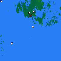 Nearby Forecast Locations - Mariehamn - Mapa