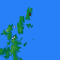 Nearby Forecast Locations - Shetland N - Mapa
