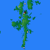 Nearby Forecast Locations - Islas Shetland - Mapa