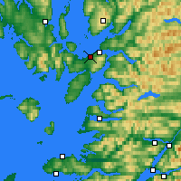 Nearby Forecast Locations - Isla de Skye - Mapa