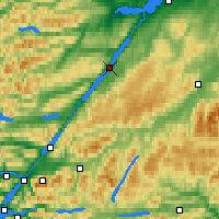 Nearby Forecast Locations - Lago Ness - Mapa