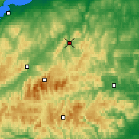 Nearby Forecast Locations - Glenlivet - Mapa