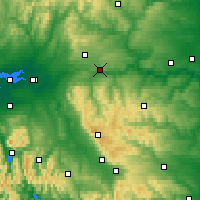Nearby Forecast Locations - Haltwhistle - Mapa