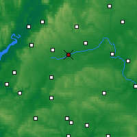 Nearby Forecast Locations - Fairford - Mapa