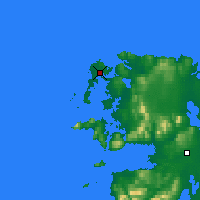 Nearby Forecast Locations - Béal an Mhuirthead - Mapa