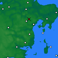 Nearby Forecast Locations - Oedum - Mapa