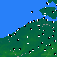 Nearby Forecast Locations - Blankenberge - Mapa
