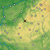 Nearby Forecast Locations - La Roche-en-Ardenne - Mapa