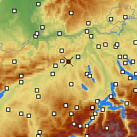 Nearby Forecast Locations - Obergösgen - Mapa