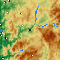 Nearby Forecast Locations - Orense - Mapa