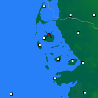 Nearby Forecast Locations - Islas Frisias septentrionales - Mapa