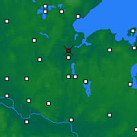 Nearby Forecast Locations - Lübeck - Mapa