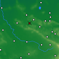 Nearby Forecast Locations - Osnabrück - Mapa