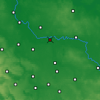 Nearby Forecast Locations - Dessau - Mapa