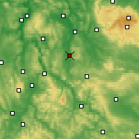 Nearby Forecast Locations - Gotinga - Mapa