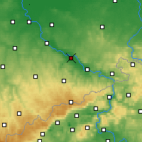 Nearby Forecast Locations - Dresde - Mapa