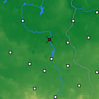 Nearby Forecast Locations - Cottbus - Mapa