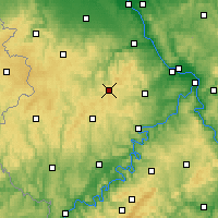 Nearby Forecast Locations - Nürburg - Mapa