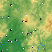 Nearby Forecast Locations - Hoherodskopf - Mapa