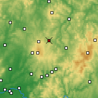 Nearby Forecast Locations - Lauterbach - Mapa