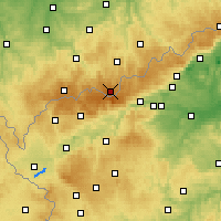 Nearby Forecast Locations - Fichtelberg - Mapa