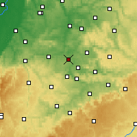 Nearby Forecast Locations - Luisburgo - Mapa